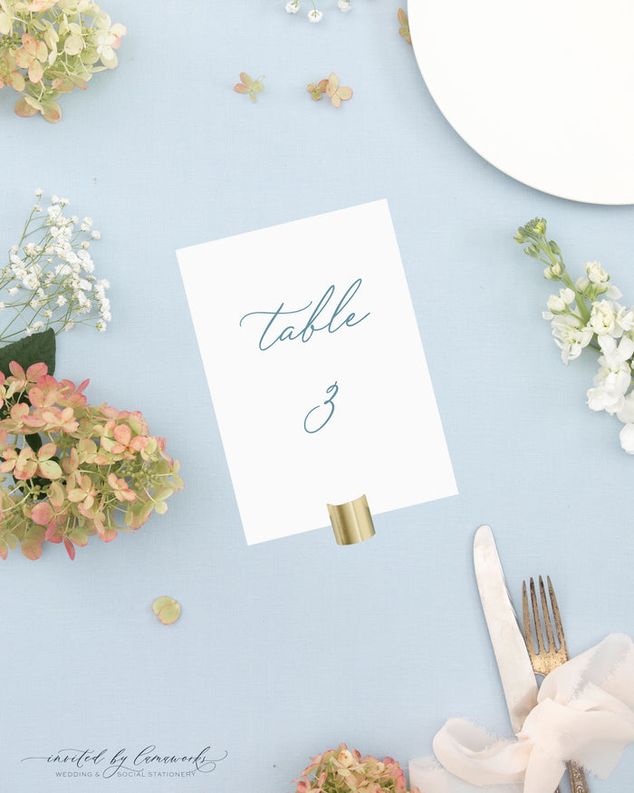 Hannah | Table Numbers
