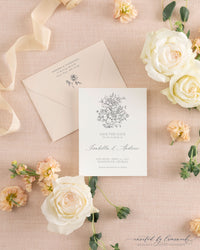 Isabella | Save the Date - Floral Bouquet