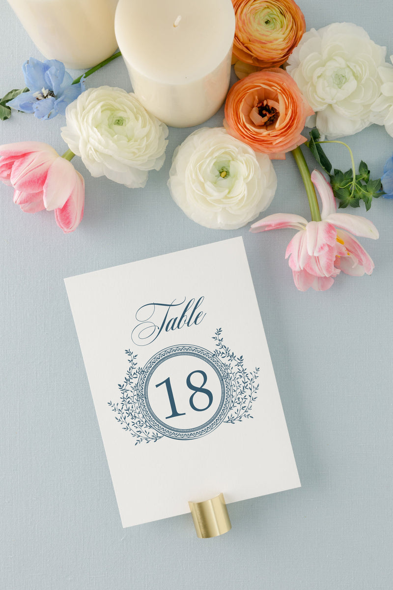 Menu with Thank You Note| Kathryn
