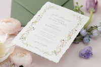 Theresa | Deckled Invitation Suite