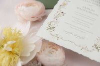 Theresa | Deckled Invitation Suite