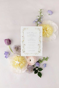 Theresa | Deckled Invitation Suite