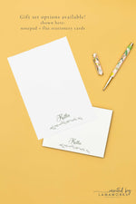 Personalize Simple Flower Notepad | Kaitlin