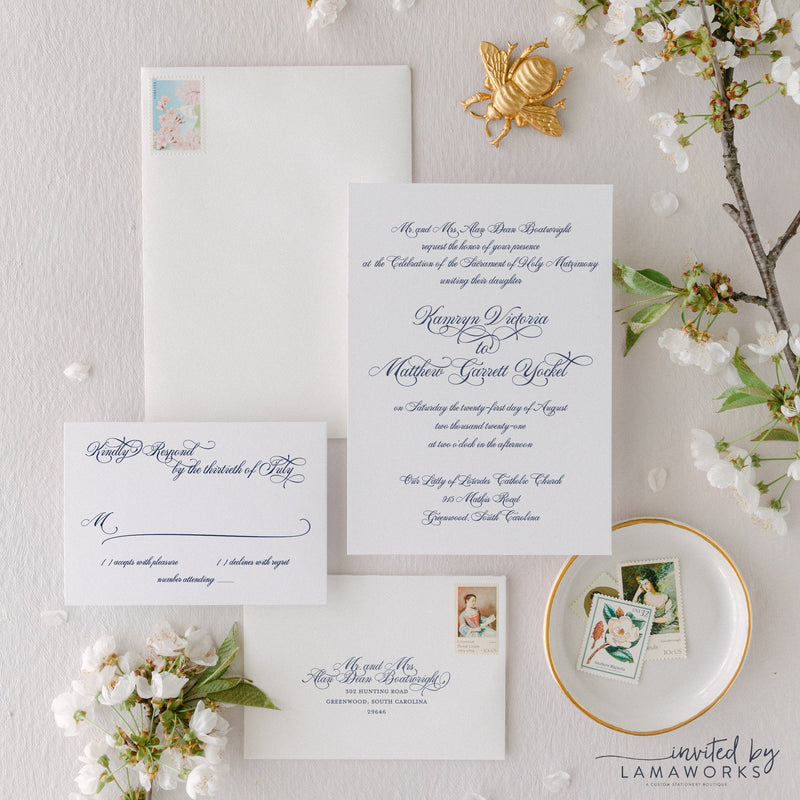 Floral Ampersand Stationery Set - Kayt