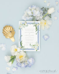 Kayla | Invitation Suite - Blue Frame