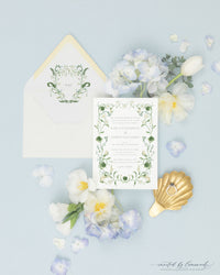 Kayla | Invitation Suite - Floral Frame