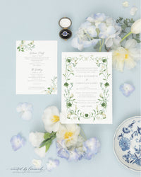 Kayla | Invitation Suite - Floral Frame