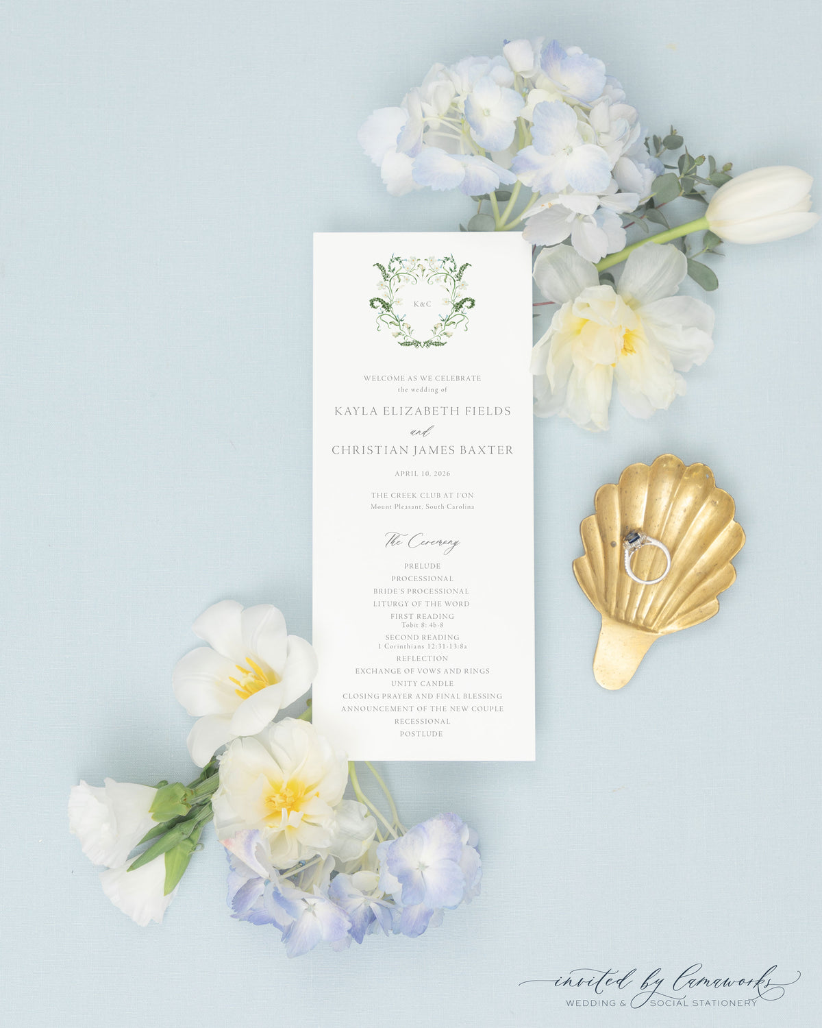 Kayla | Wedding Program