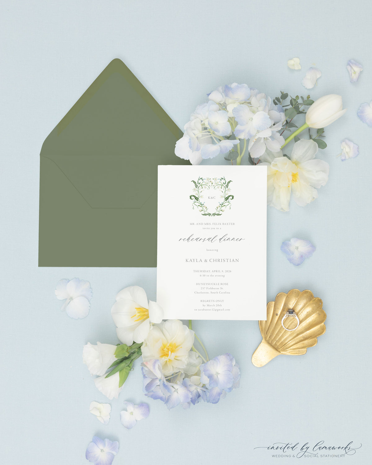 KAYLA | Rehearsal Dinner Invitation