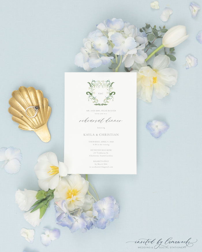 KAYLA | Rehearsal Dinner Invitation