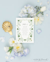 Kayla | Seating Chart Cards
