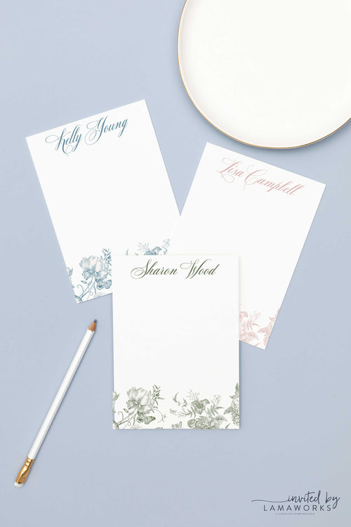 Personalized Flower Notepad | Kelly