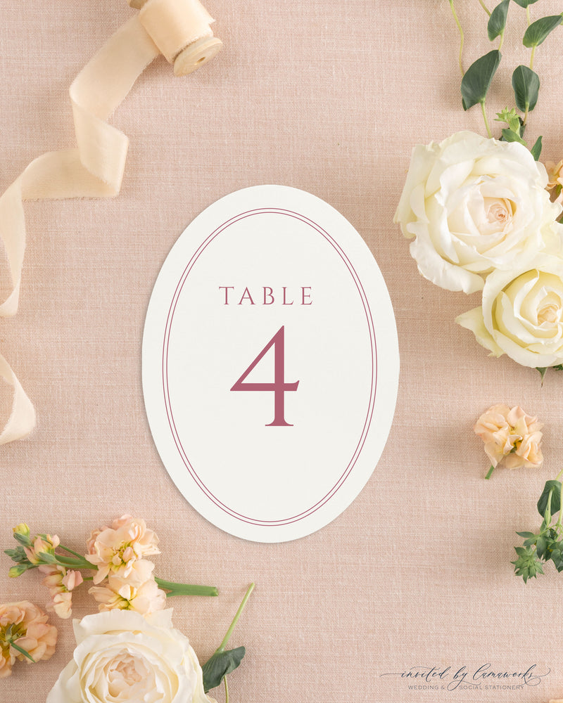 Kim | Table Numbers