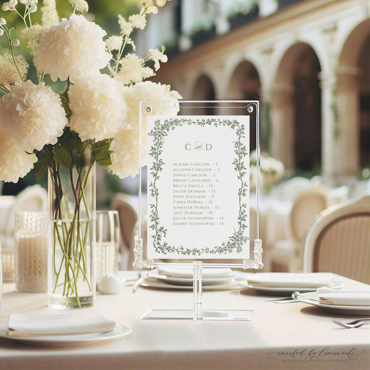 Kim | Wedding Seating Chart Cards