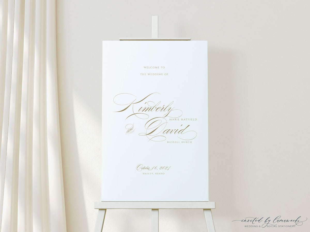Kim | Welcome Sign