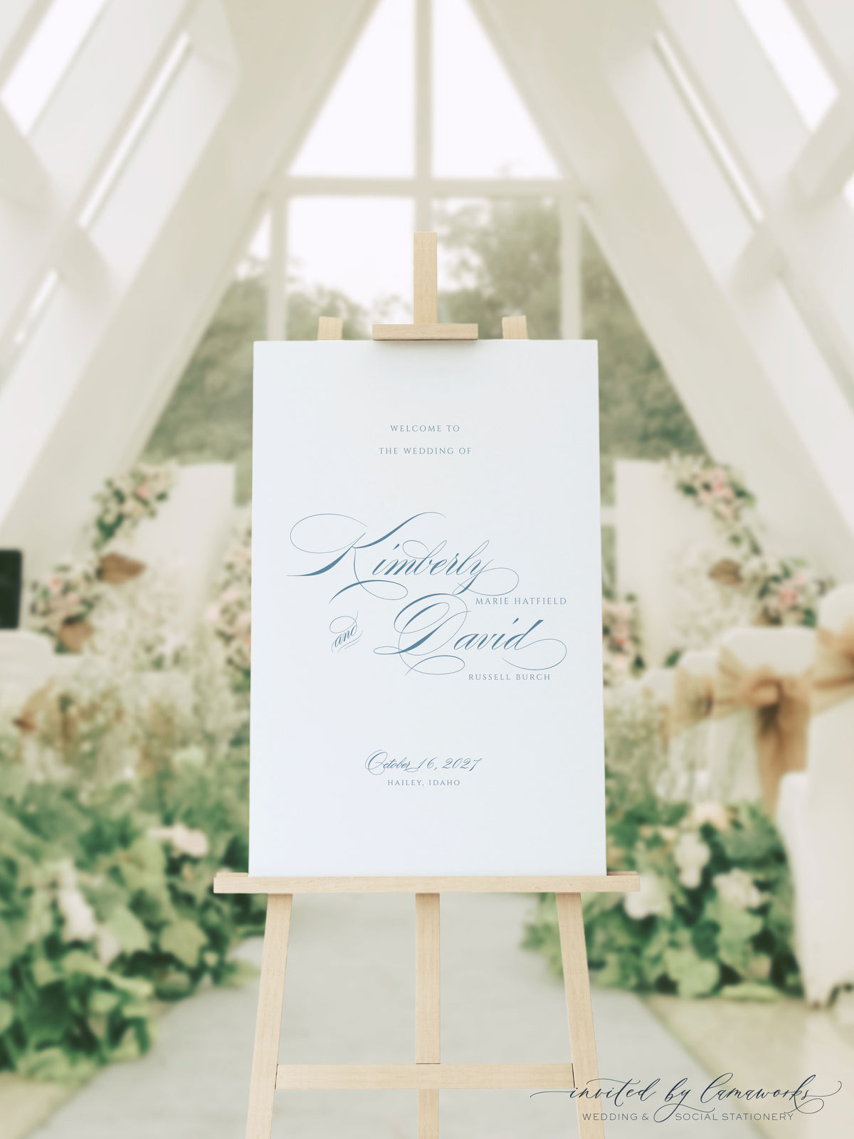 Kim | Welcome Sign