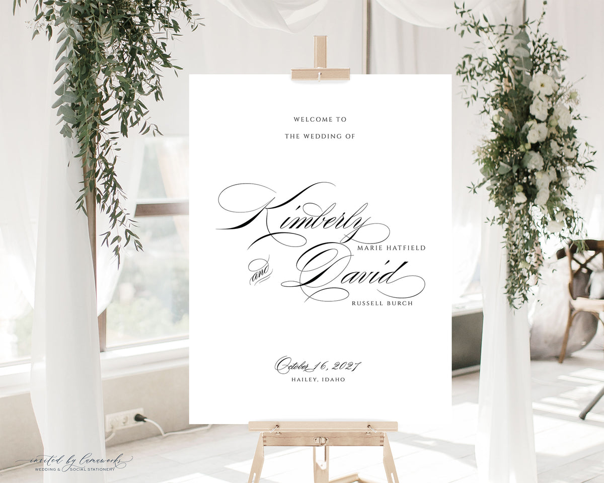 Kim | Welcome Sign
