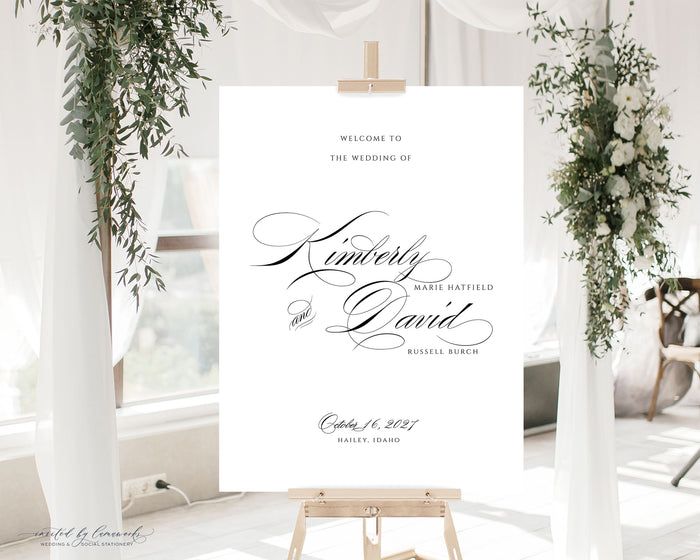 Kim | Welcome Sign