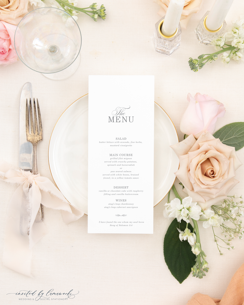 Lauren | Menu
