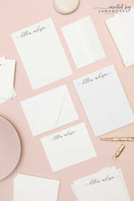 Personalized Notepad with Simple Script | Lillian