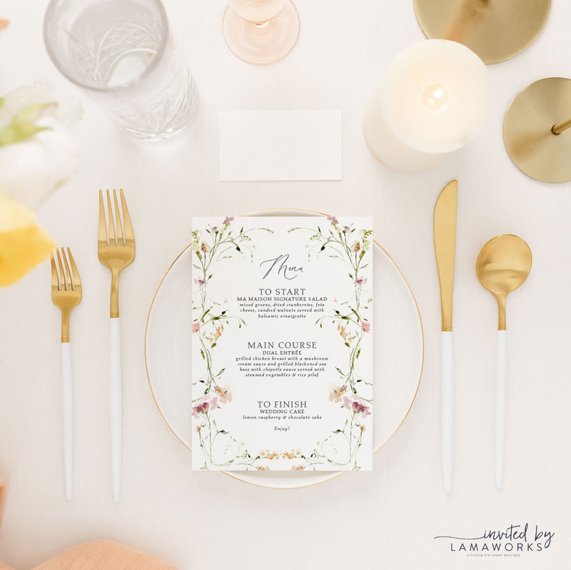 Melissa | Menu