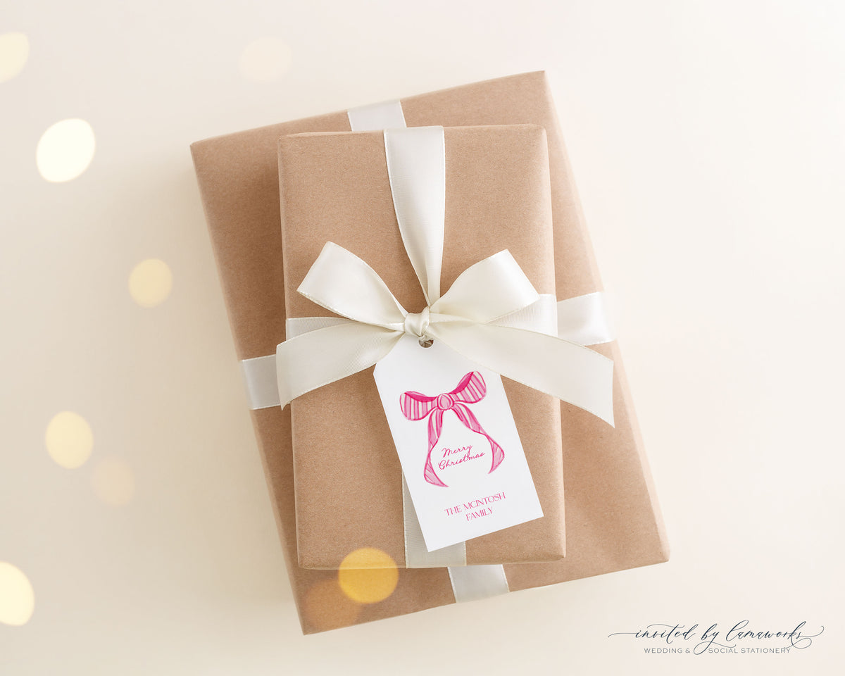 Merry Magenta Gift Tags
