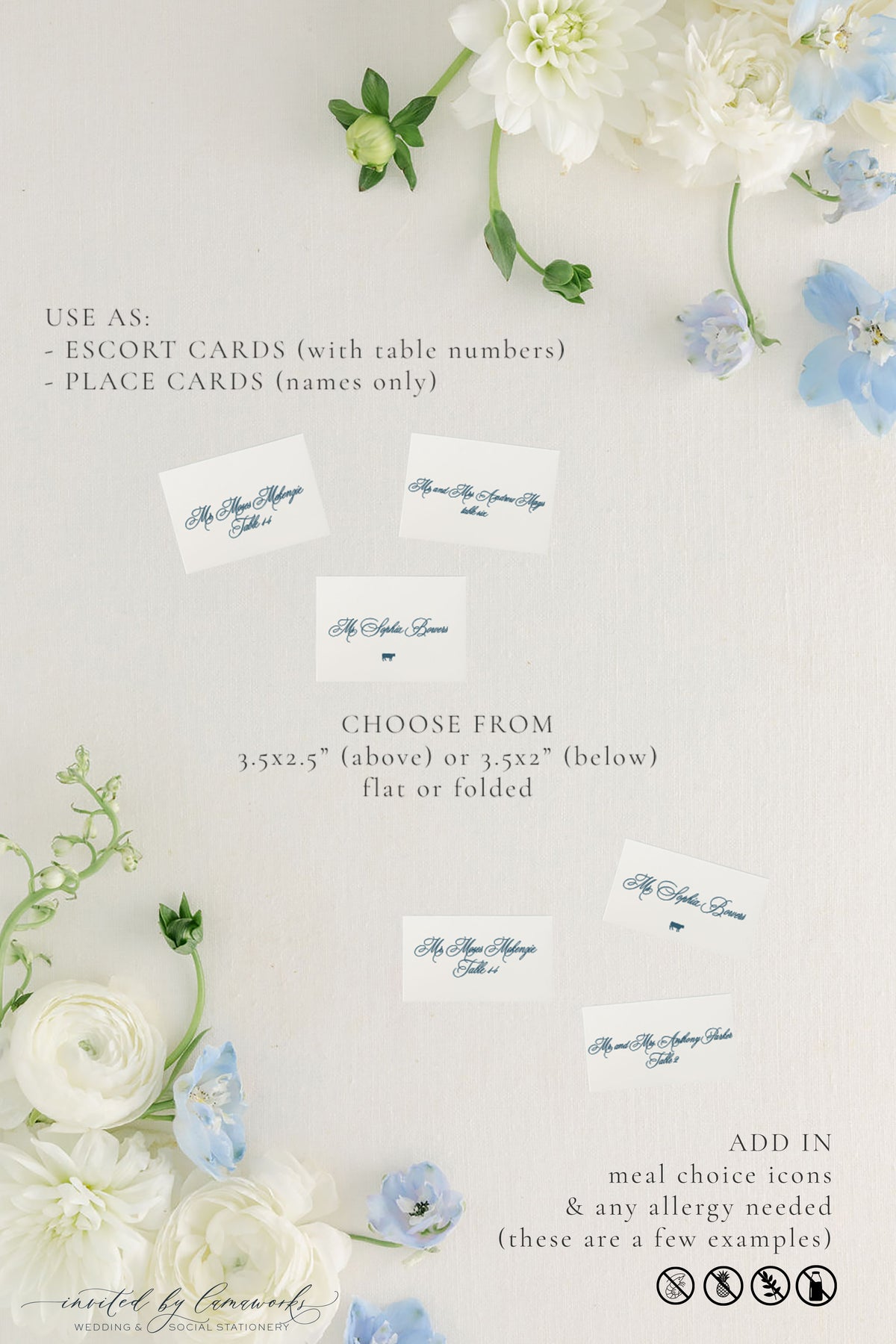 Natalie | Escort or Place Card