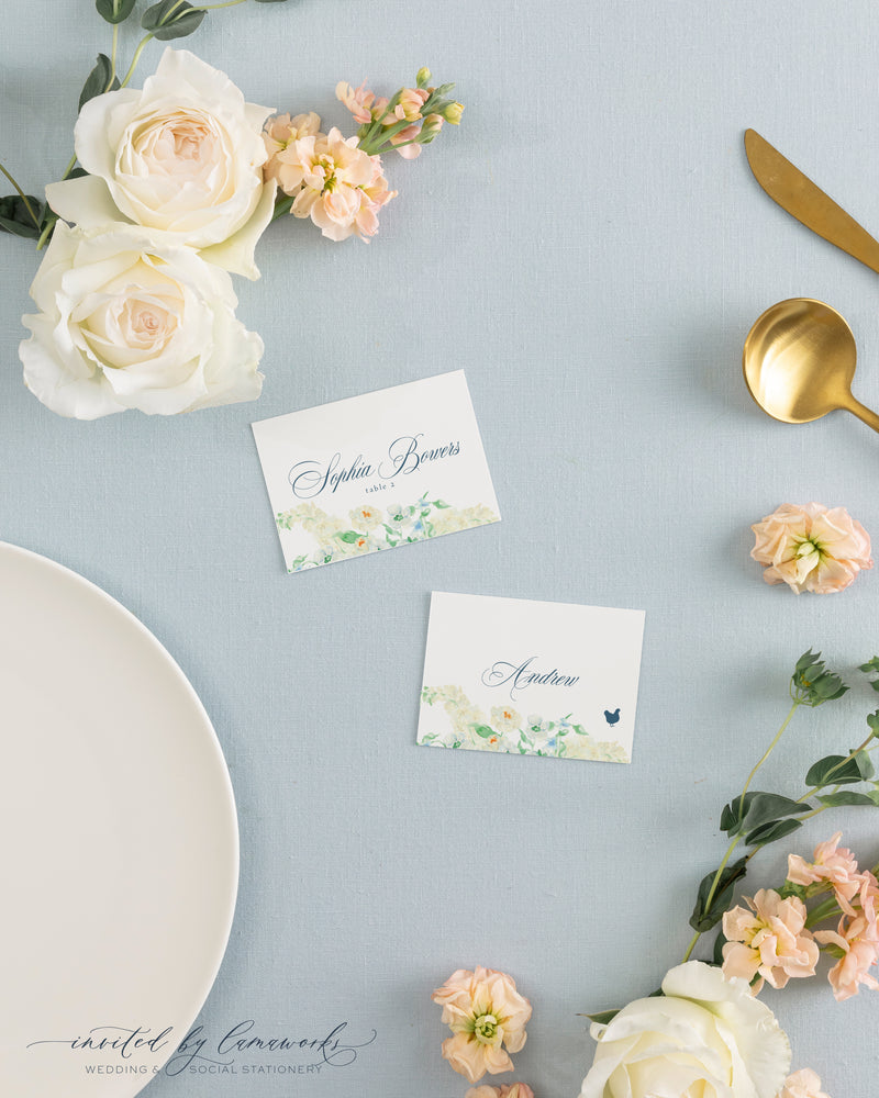 Natalie | Escort or Place Card - Floral