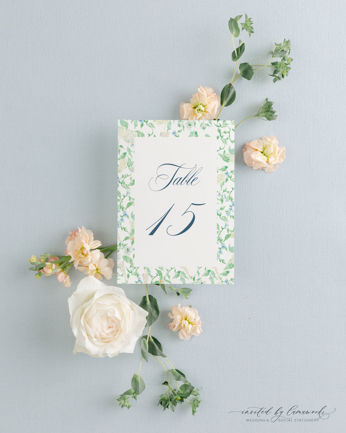 Natalie | Table Numbers - Floral