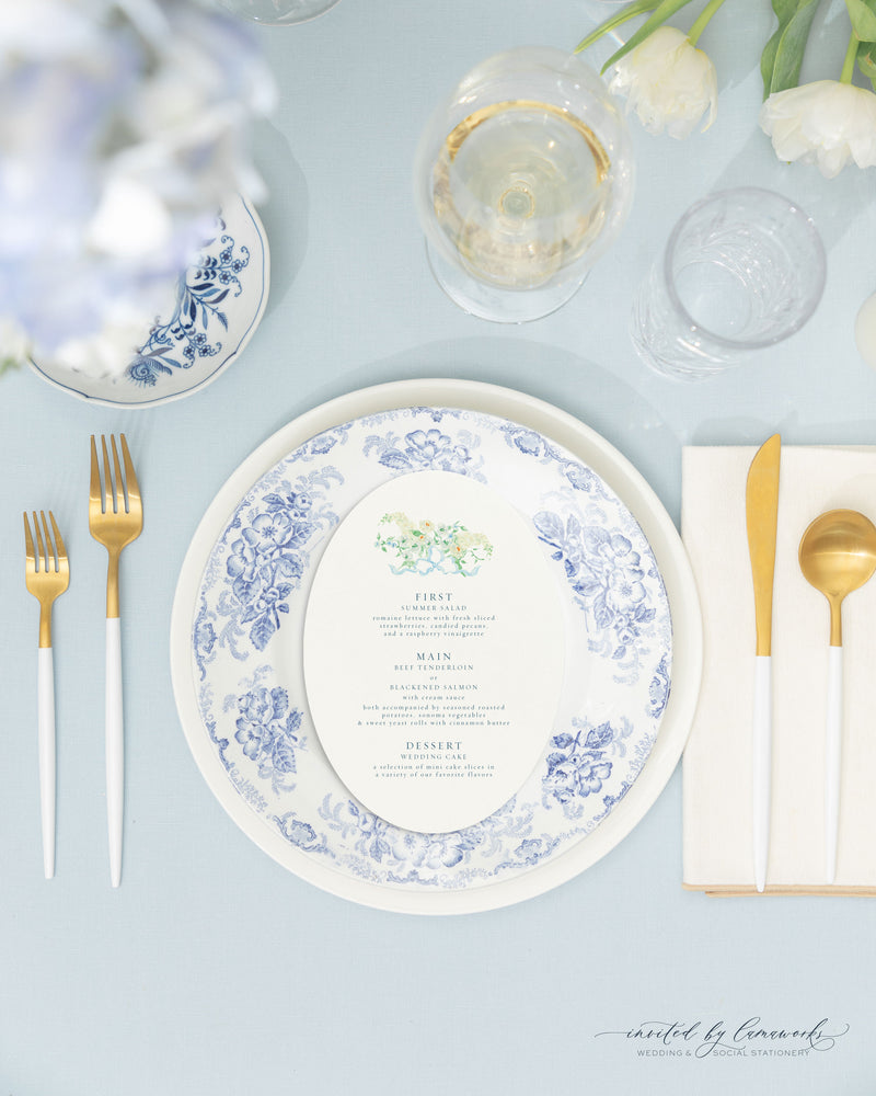 Addison | Oval Menu