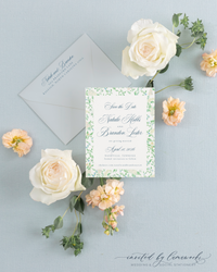 Natalie | Save the Date - Floral Frame