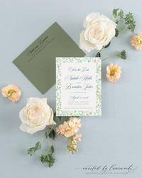 Natalie | Save the Date - Floral Frame