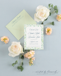 Natalie | Save the Date - Floral Frame
