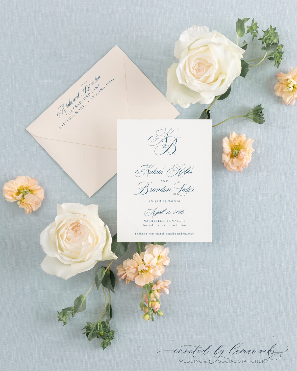 Natalie | Save the Date - Monogram