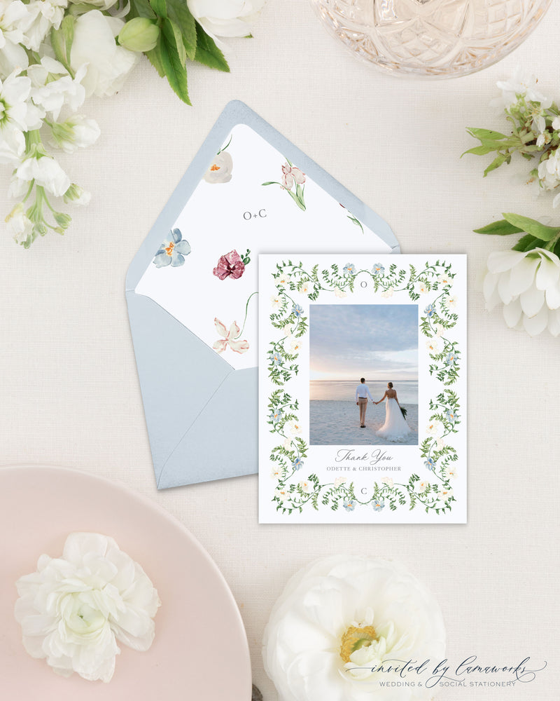 Odette | Photo Thank You Card