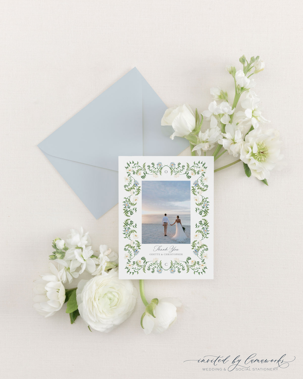 Odette | Photo Thank You Card