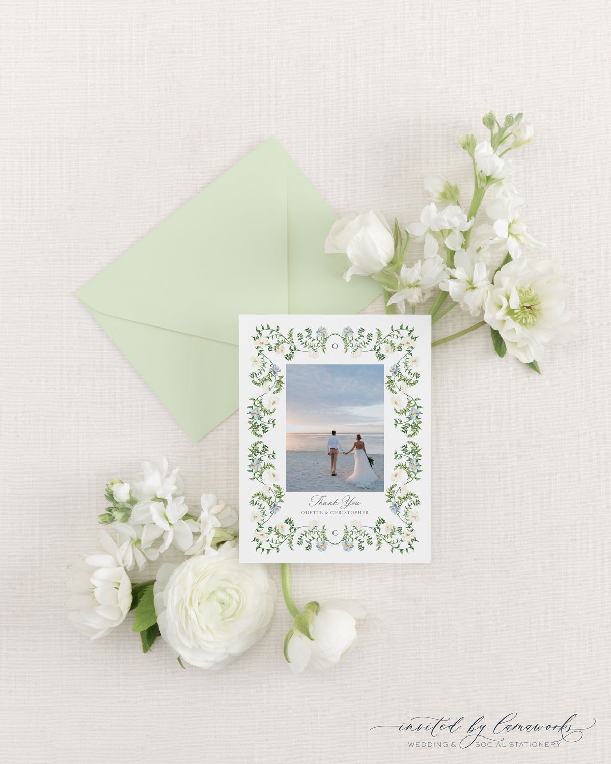 Odette | Photo Thank You Card