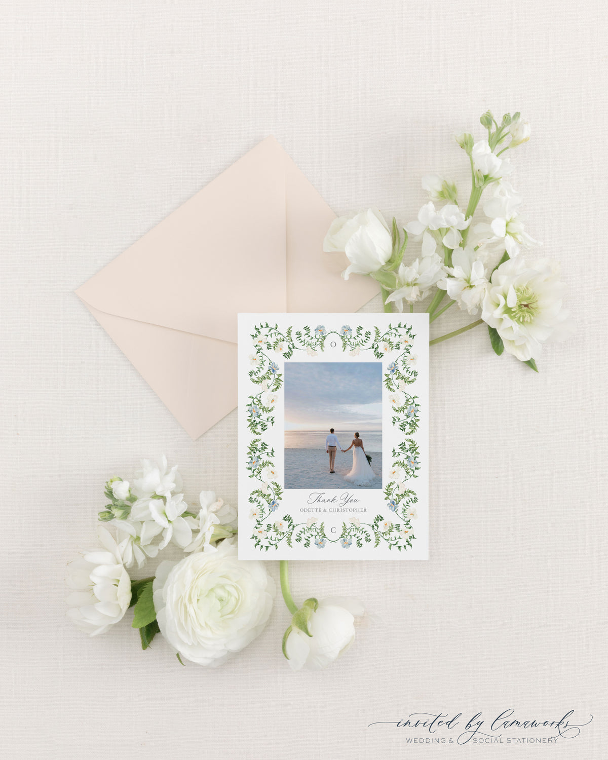 Odette | Photo Thank You Card