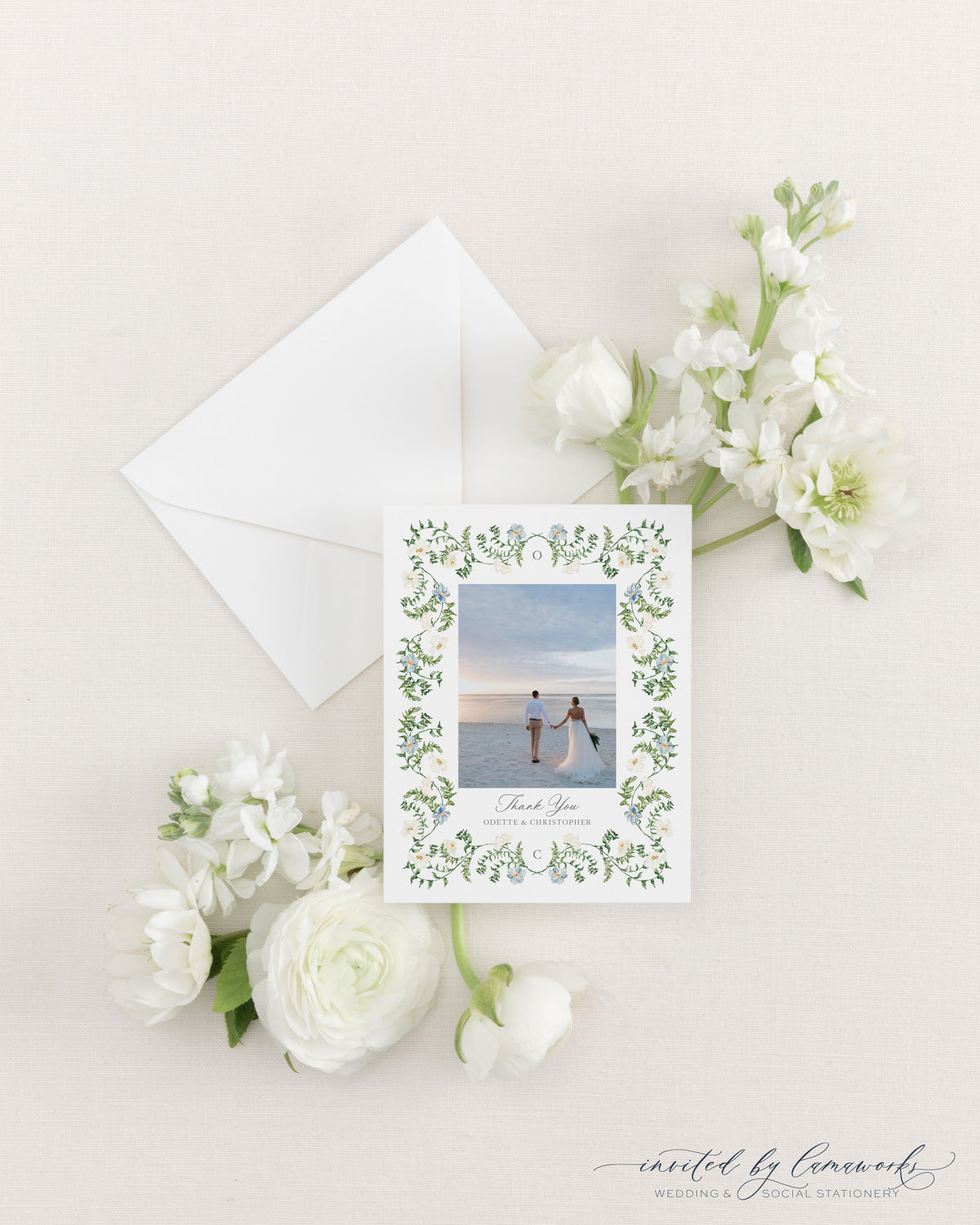 Odette | Photo Thank You Card