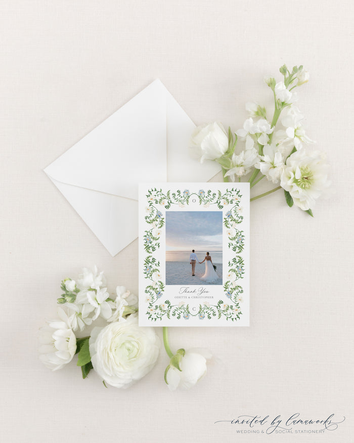 Odette | Photo Thank You Card