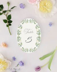 Odette | Oval Table Numbers
