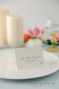 Odette | Monogram  Escort or Place Card