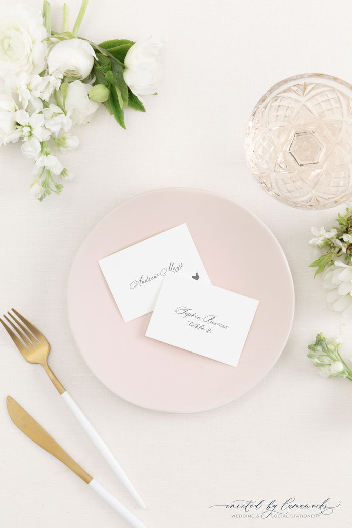 Odette | Monogram  Escort or Place Card