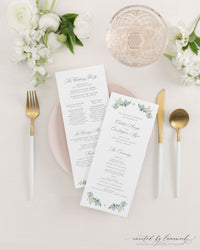 Odette | Wedding Program