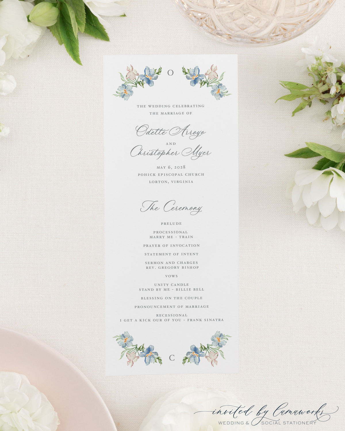 Odette | Wedding Program