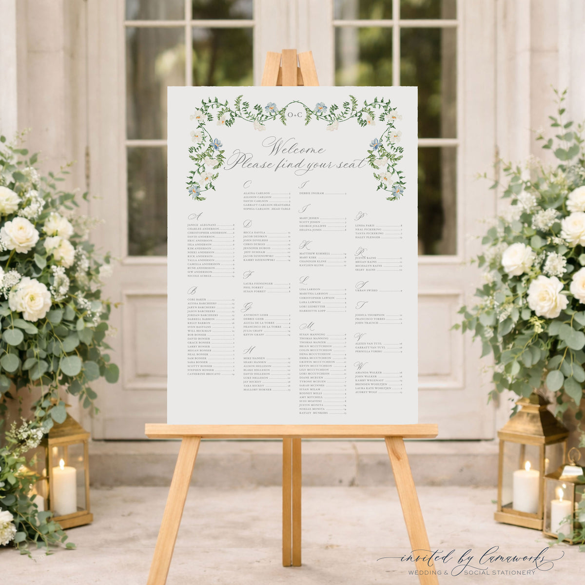 Odette | Seating Chart