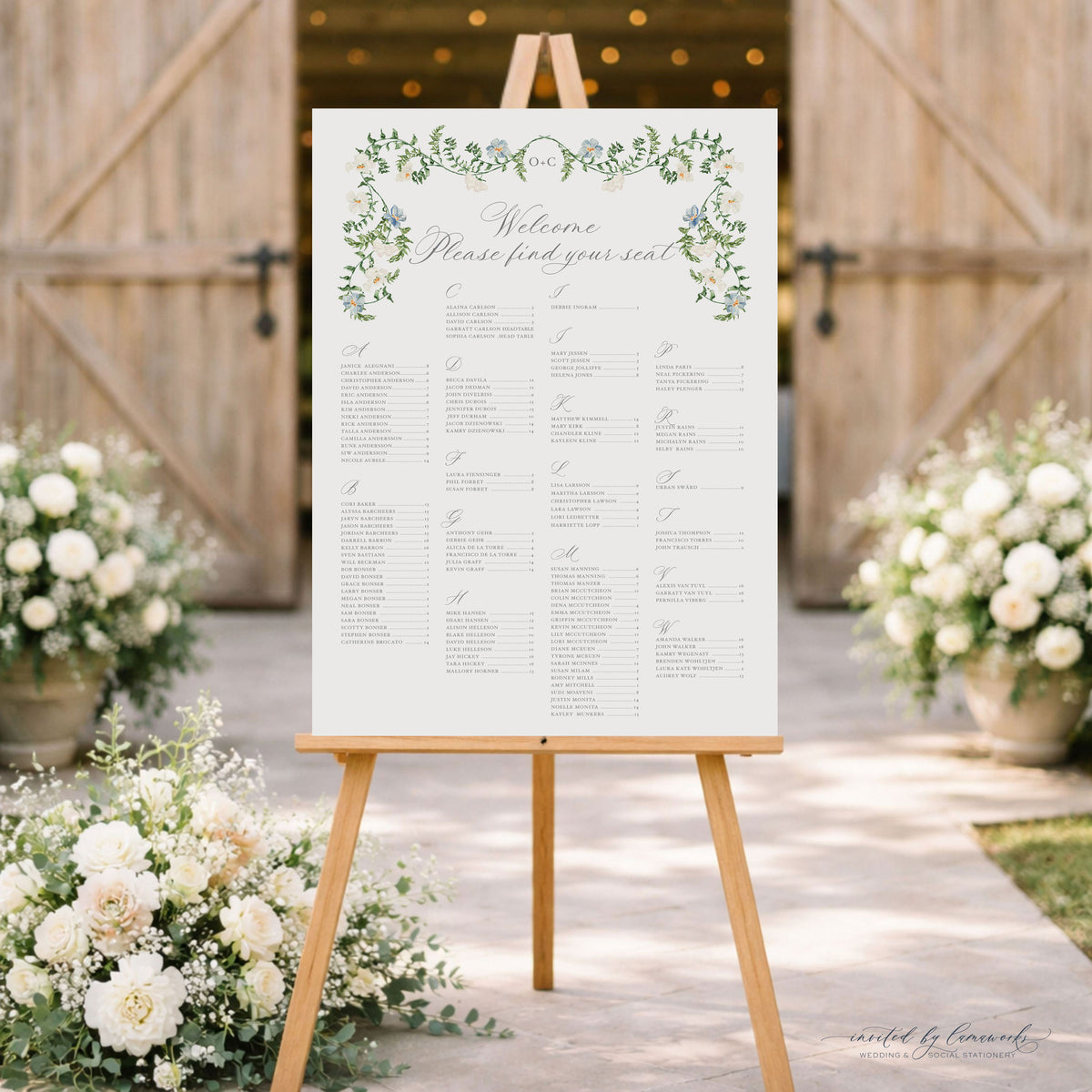 Odette | Seating Chart
