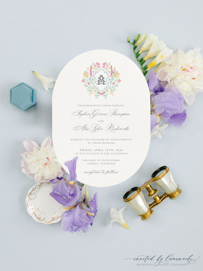 Sophia | Invitation Suite - Oval