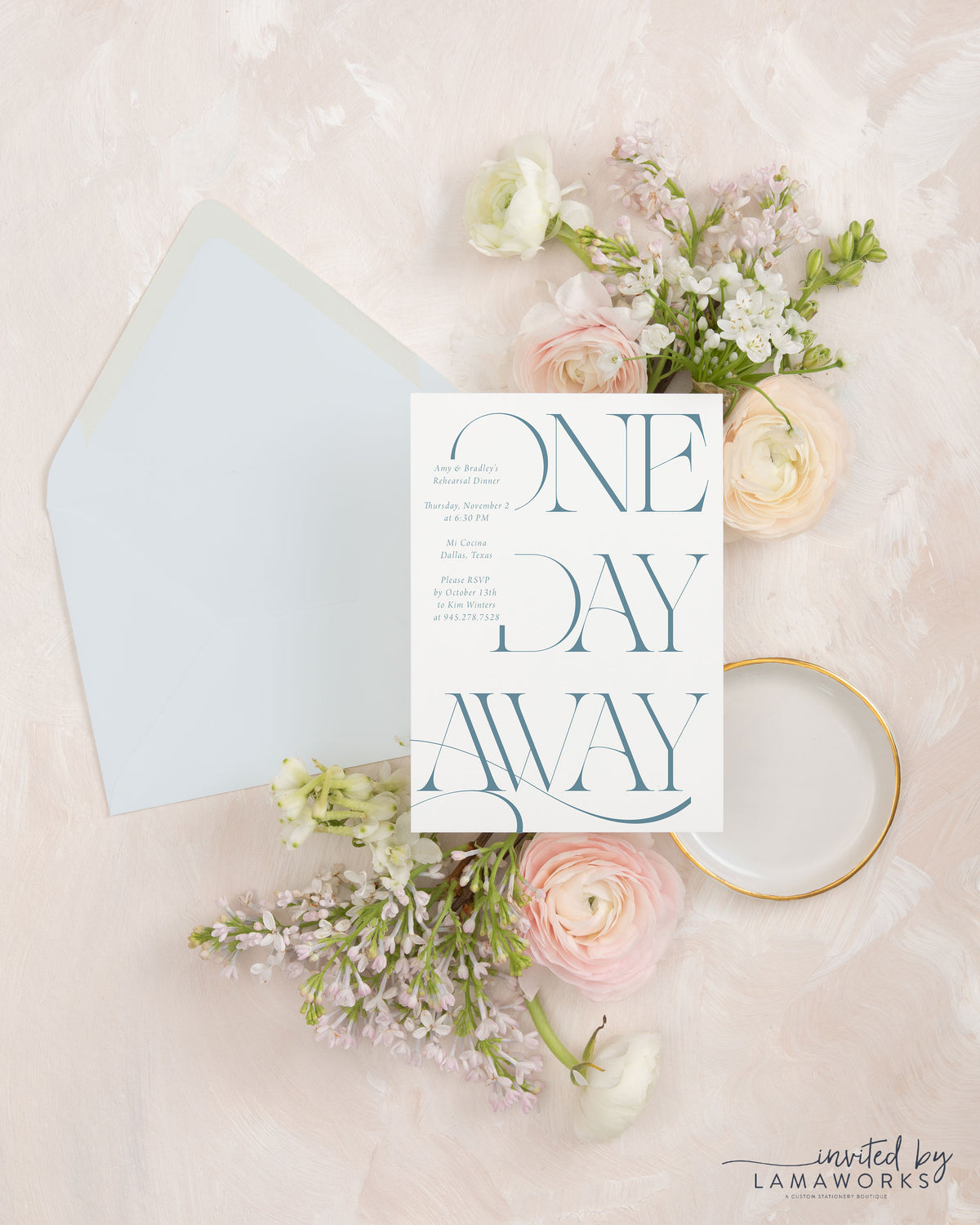 Amy | Rehearsal Dinner Invitation