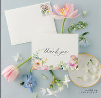 Ophelia | Folded Thank You Cards